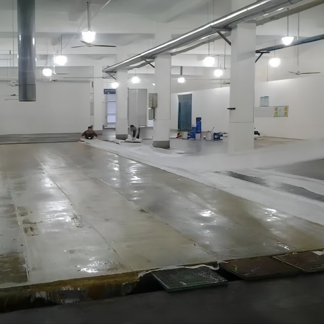 龙岩防腐蚀地坪,环氧玻纤地坪，玻纤工业地坪，环氧玻纤布地坪,乙烯基玻纤布地坪产品图3